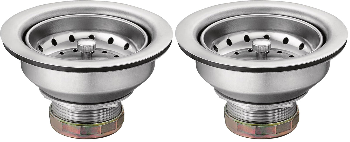 Moen Kitchen Sink Strainer Basket with Drain Assembly, Stainless Steel, 22036