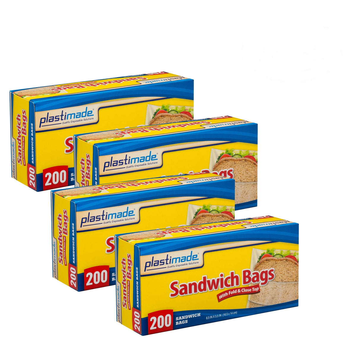 1 Gallon Storage Bags With Twist Ties, 300 Count (4 Packs of 75)
