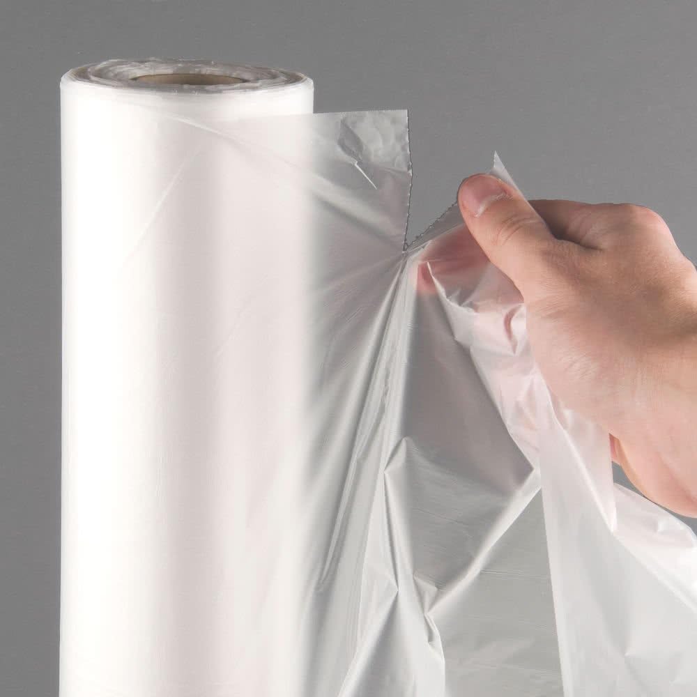 RBHK 12x16 Plastic Produce Bag on a Roll Clear Food Storage Bags, Pet Bags, Diapers Bags, One Roll 350 Bags (1 Roll)