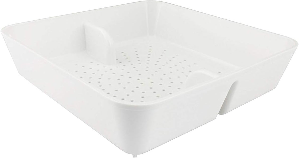 GSW FS-PB ABS Plastic Floor Sink Drain Strainer Drop-In Basket, Catch Food Particles for Restaurants/Bar/Buffet, Fits in 8-1/2" Floor Sink Holes