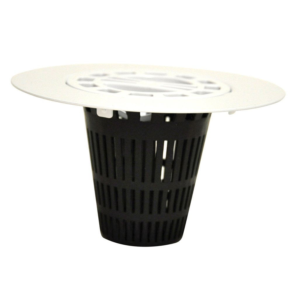 Danco Shower Hair Catcher Baskets, 6-Pack, Black (10739P)