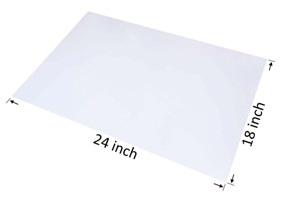 Wowfit 100 CT 18x24 1.1 Mil Large Clear Poly Bags for Packaging, Flat Open