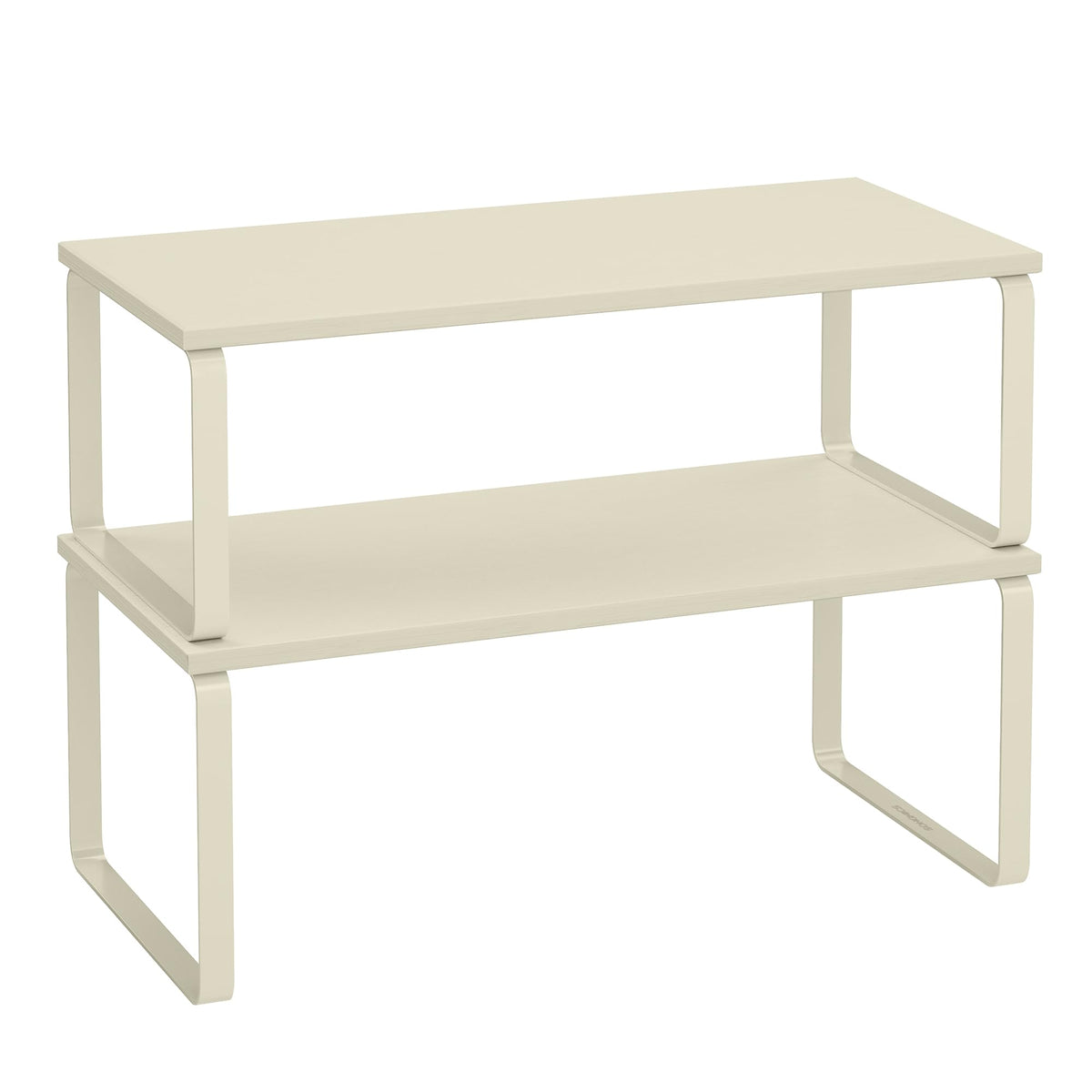 SONGMICS Cabinet Organizer Shelf, Set of 2 Spice Rack, Kitchen Storage