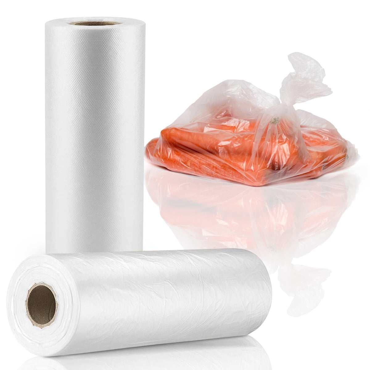 1000Counts Food Storage Bags 10" x 14" Clear Plastic Produce Bag