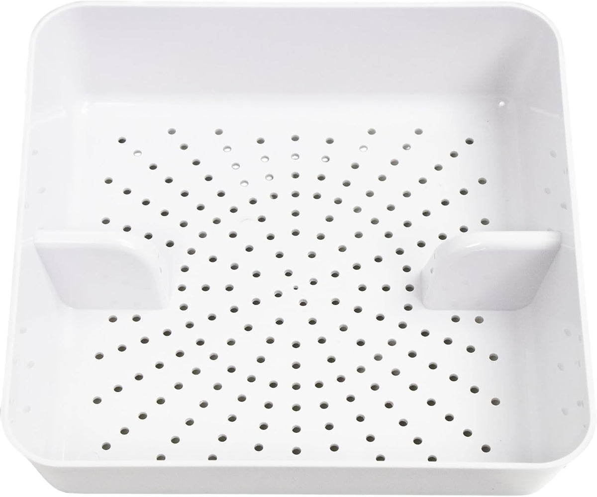 GSW FS-PB ABS Plastic Floor Sink Drain Strainer Drop-In Basket, Catch Food Particles for Restaurants/Bar/Buffet, Fits in 8-1/2" Floor Sink Holes