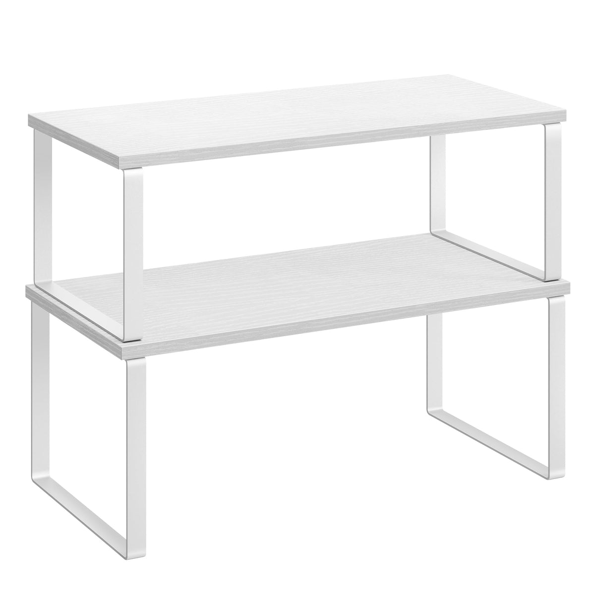 SONGMICS Cabinet Organizer Shelf, Set of 2 Spice Rack, Kitchen Storage