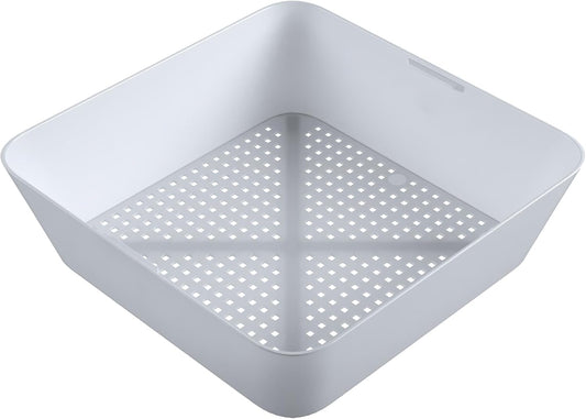 AmGood Plastic Floor Drain Strainer Basket. 8-1/2 in. X 8-1/2 in. X 2-7/16 in. Ideal for Commercial Kitchens, Bars & Food Service Floors