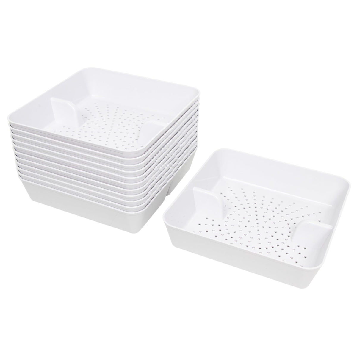 GSW FS-PB ABS Plastic Floor Sink Drain Strainer Drop-In Basket, Catch Food Particles for Restaurants/Bar/Buffet, Fits in 8-1/2" Floor Sink Holes