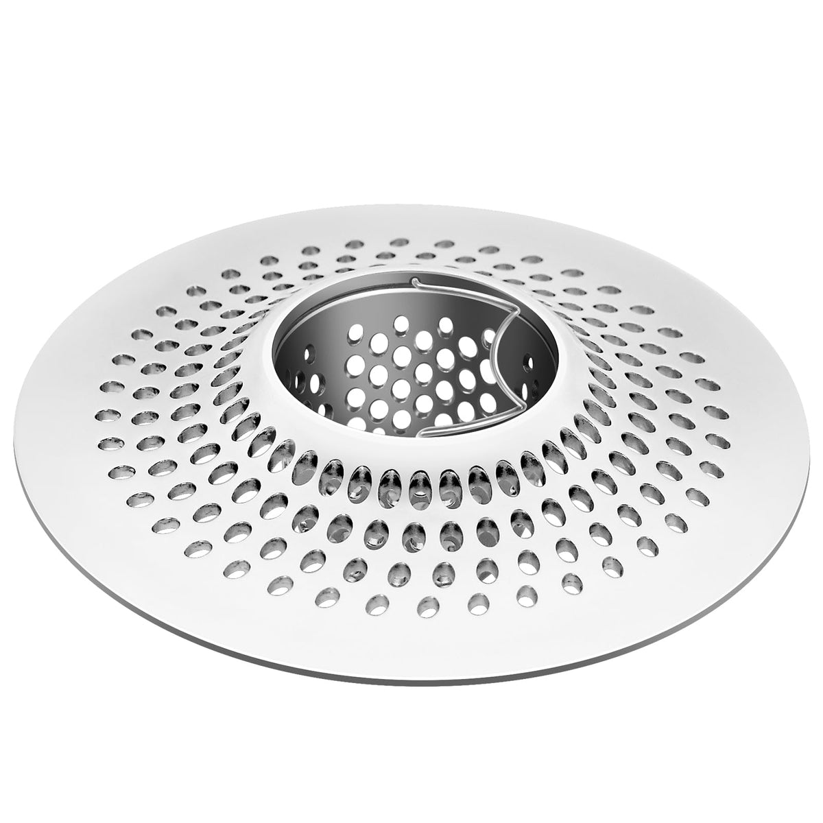 LEKEYE Drain Hair Catcher/Bathtub Shower Drain Hair Trap/Strainer Stainless Steel Drain Protector(Patented Product)