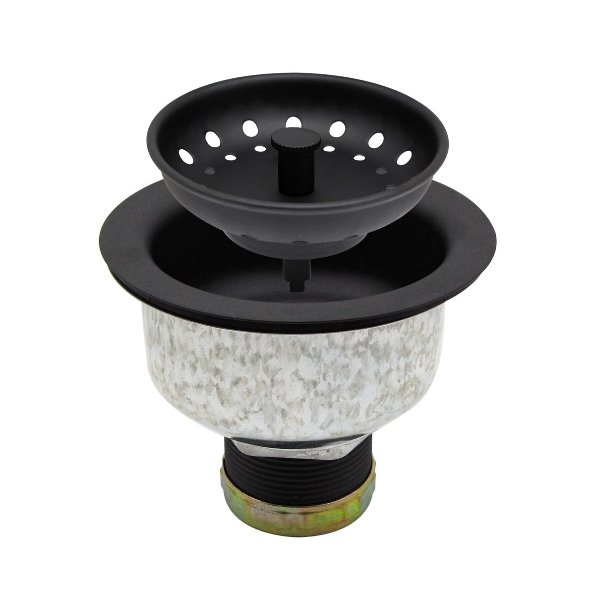 ZM Kitchen Sink Basket Strainer with Stopper, 3-1/2” Drain