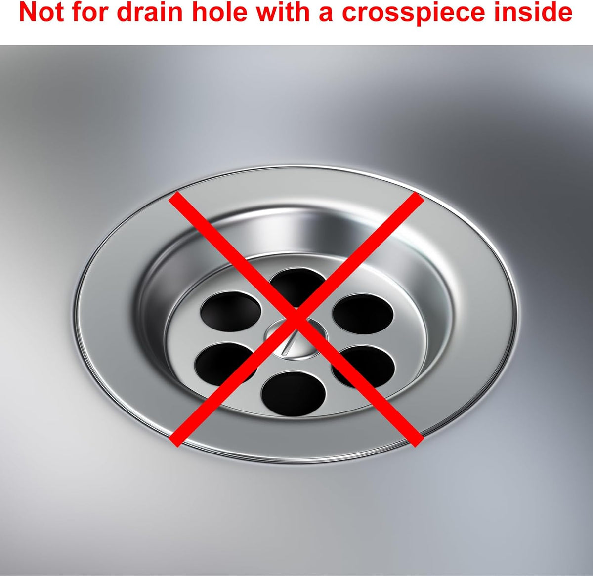 uxcell 2 Pack Shower Drain Strainer, 2" x 2.5" Stainless Steel Floor Drain Strainer Deep Sink Hair Catcher for Kitchen Bathroom Balcony Floor Drain, Fit Hole Size from 1.57" to 2.56"