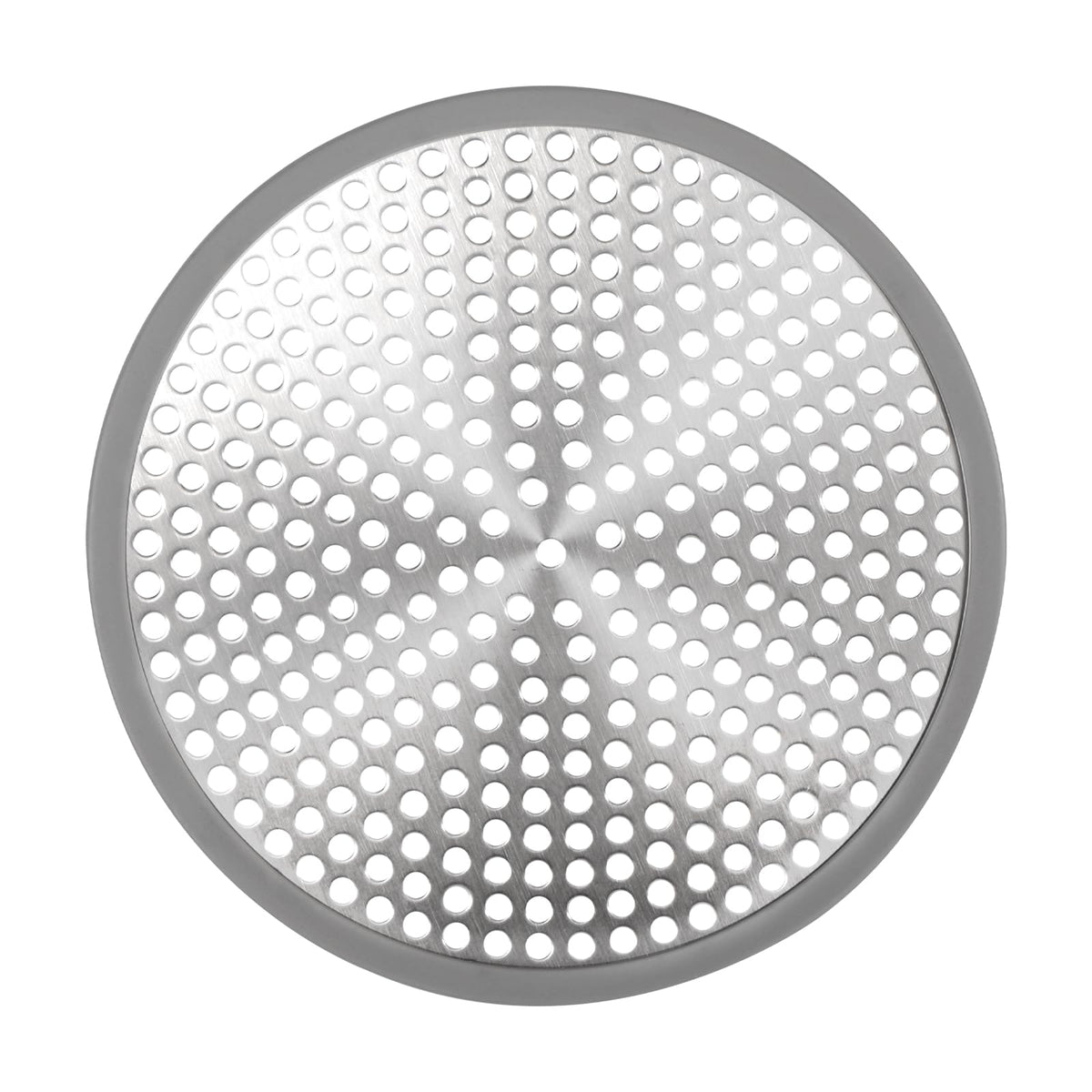 2pcs Heavy Duty Stainless Steel Slop Basket Filter Trap, 2.75" Top / 1" Mesh Metal Sink Strainer Shower Drain Hair Catcher for Kitchen Bathroom Bathtub Wash Basin Floor Balcony Drain Hole, Utility