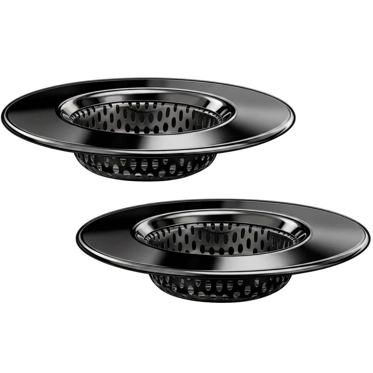 Seatery 1.25" Small Drain Strainer, Sink Drain Hair Catcher, Bathroom Sink Strainer, 2PCS Drain Mesh Baskets for Laundry, Mop Pool, Utility, Slop, RV Sink, Stainless Steel Drain Filter