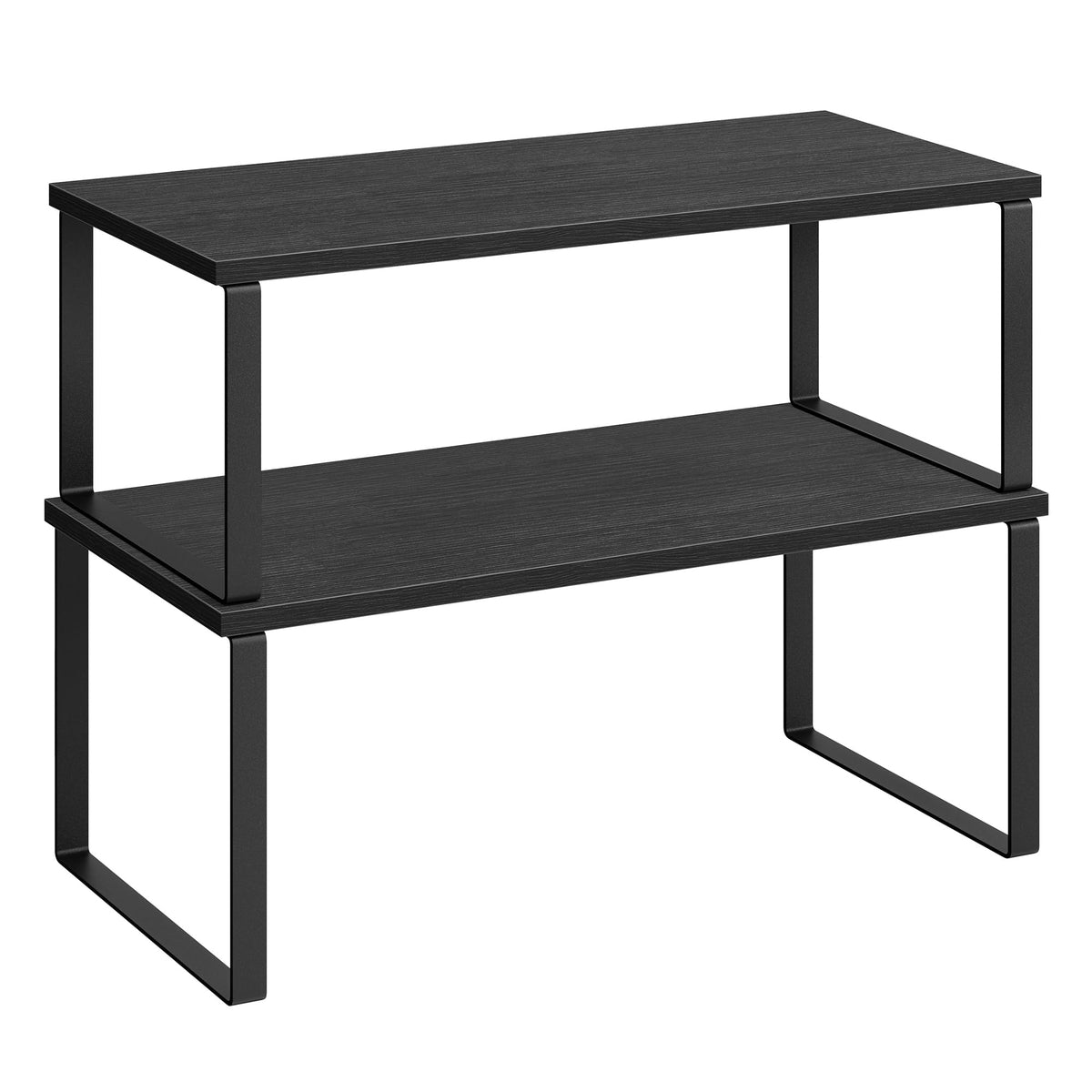 SONGMICS Cabinet Organizer Shelf, Set of 2 Spice Rack, Kitchen Storage