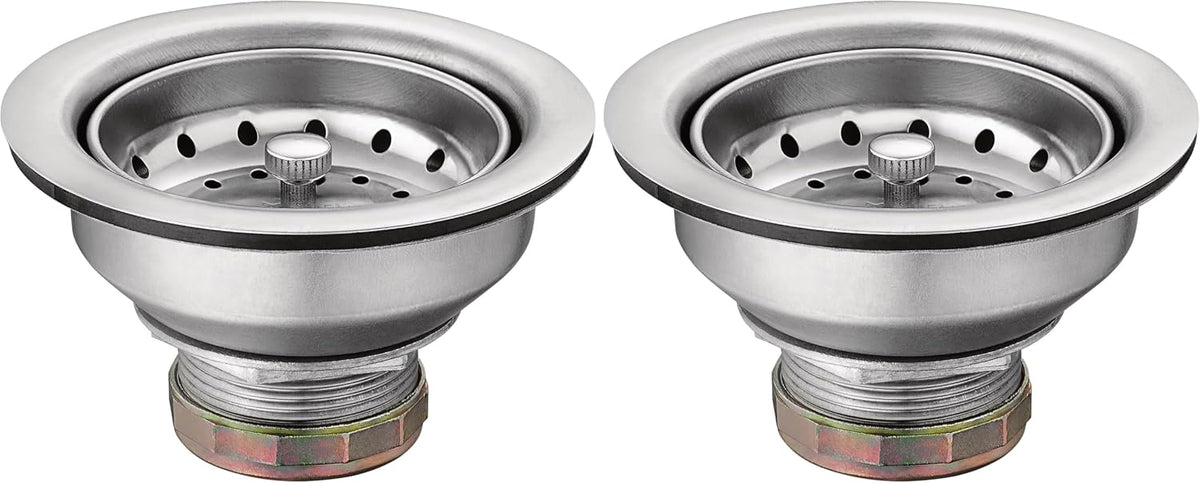 Moen Kitchen Sink Strainer Basket with Drain Assembly, Stainless Steel, 22036