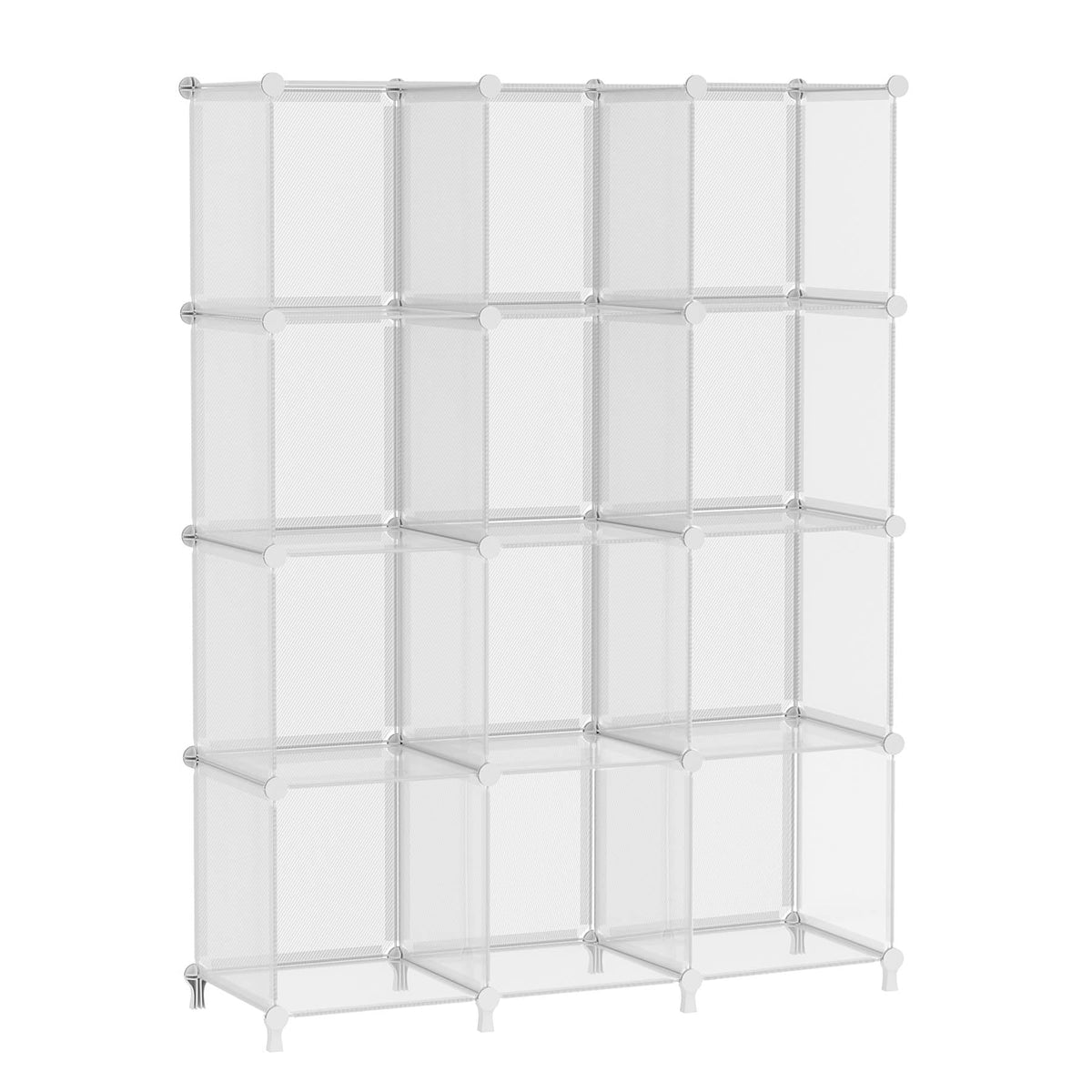 AWTATOS 12 Cube Storage Organizer, Closet Organizer Storage Shelves, White
