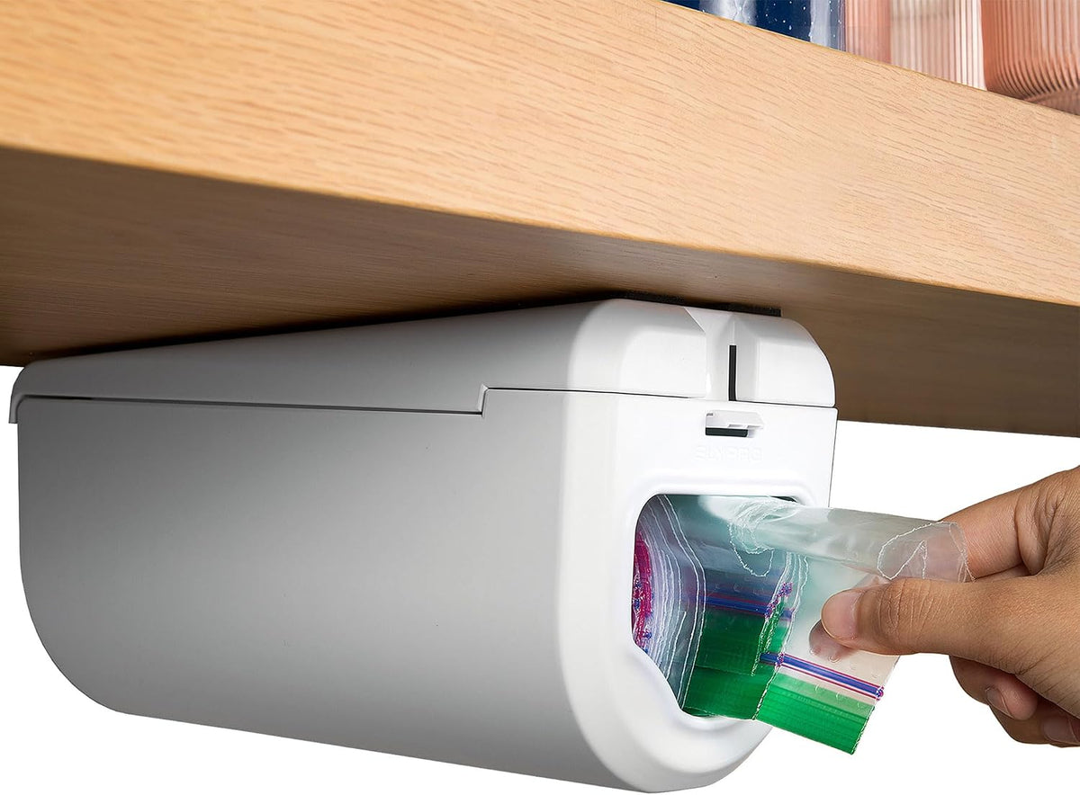 ELYPRO Under Cabinet Sandwich Bag Holder & Dispenser