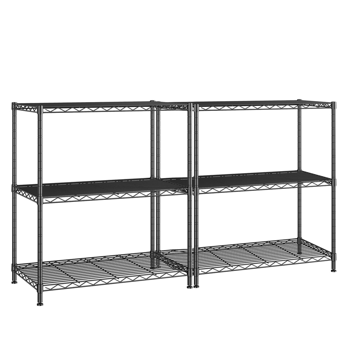 DurayLoly 3-Tier Metal Shelving 468LBS, Adjustable Storage Shelves, Kitchen