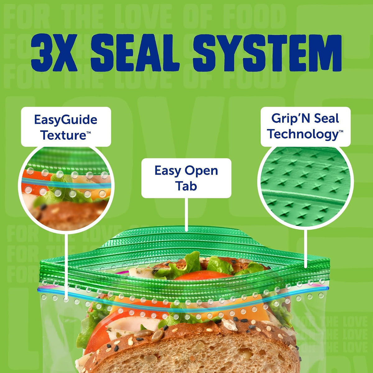Ziploc Food Storage & Sandwich Bags Variety Pack, 190 Total Bags