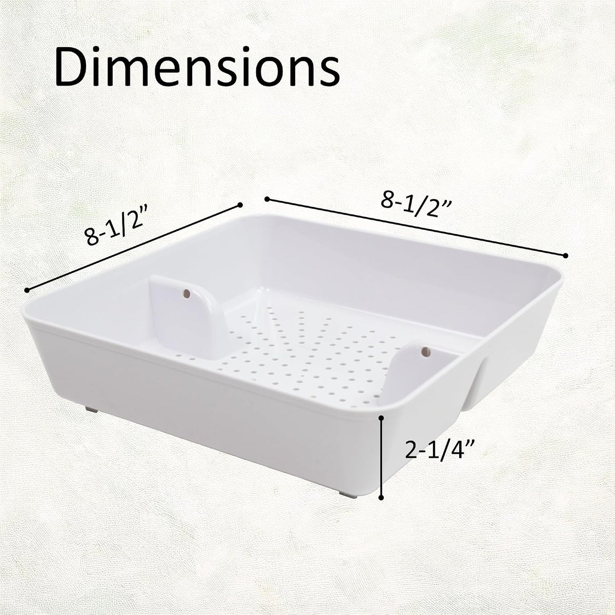 8.5" ABS Floor Sink Commercial Drain Cover Strainer Drop-in Basket