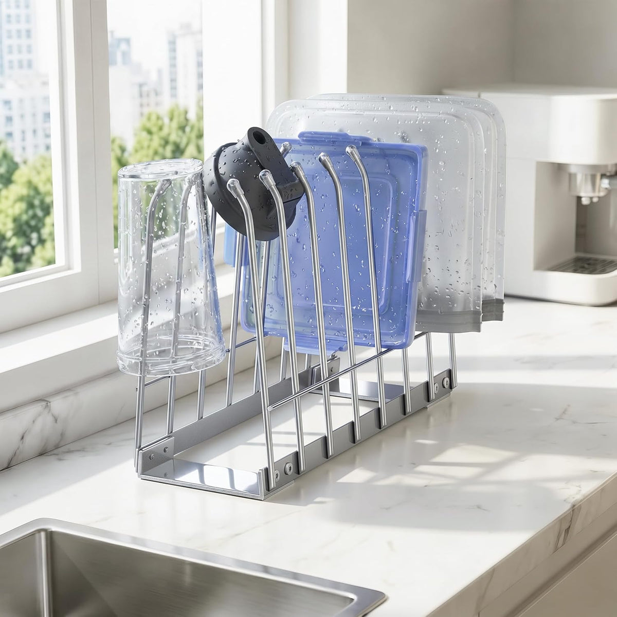 pickpiff Reusable Bag Drying Rack, Bag Dryer Stand