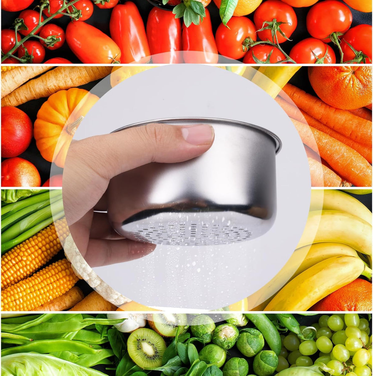 2pcs Swan-Shaped Drain Basket, Stainless Steel Sink Strainer Catcher