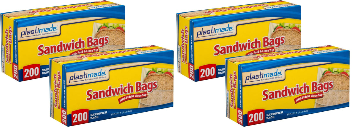 1 Gallon Storage Bags With Twist Ties, 300 Count (4 Packs of 75)