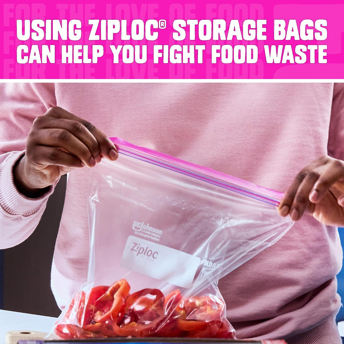 Ziploc Gallon Food Storage Bags, Stand-Up Bottom, 81 Count
